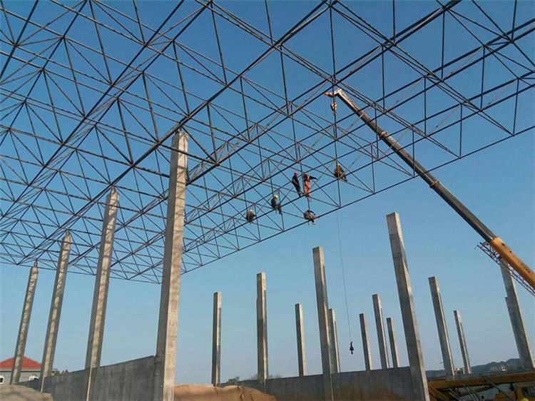 宁波加气站钢结构网架案例10